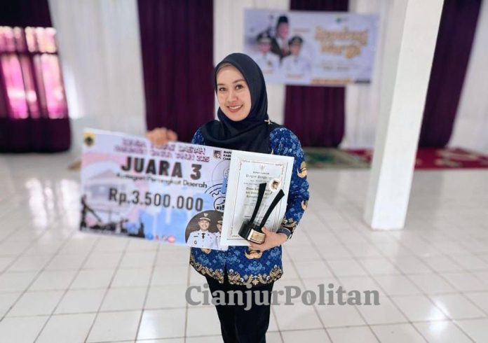 Lomba Ajang Inovasi Daerah 2025, Disdukcapil Cianjur Raih Juara tiga
