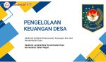 Update Siskeudes 2.0.8, Perkuat Tata Kelola Keuangan Desa yang Transparan dan Akuntabel