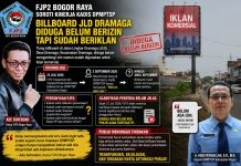 FJP2 Bogor Raya Soroti Kinerja Kadis DPMPTSP, Billboard JLD Dramaga Diduga Belum Berizin