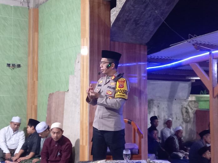 Kapolsek Caringin Hadiri Peringatan Maulid Nabi, Ajak Warga Jaga Kamtibmas
