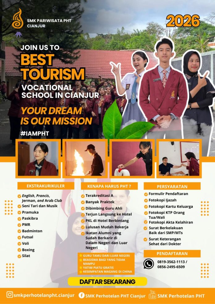 Join Us To Best Tourism Vocational In Cianjur
