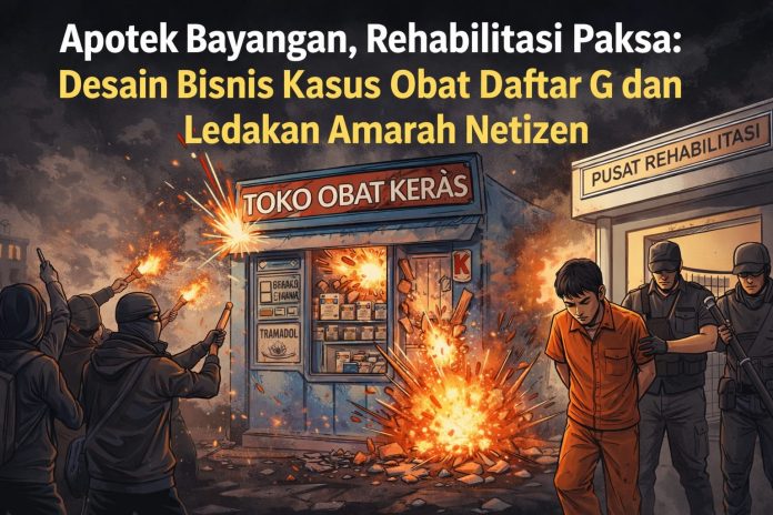 Pasien Gelap Apotek Ilegal, dirujuk ke Rehabilitasi Paksa, Sebuah Desain Bisnis Kasus Obat Daftar G dan Ledakan Amarah Netizen.