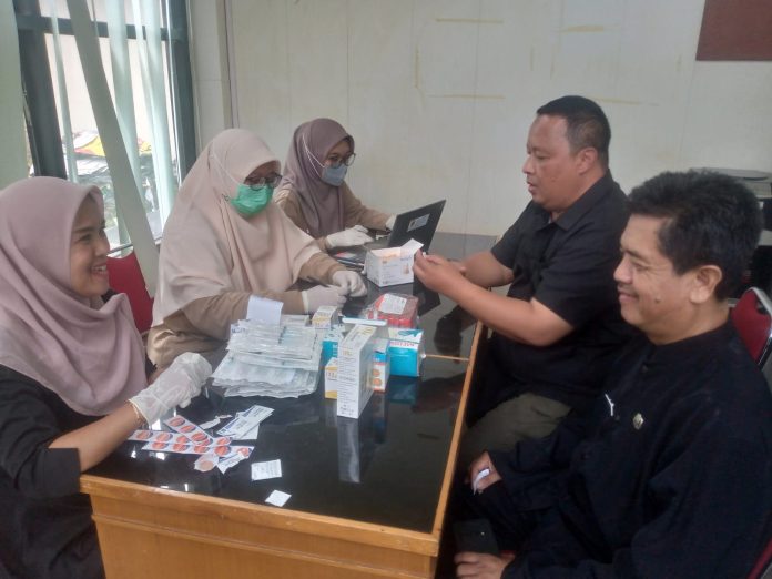 Puskemas Cibungbulang Gelar CKG Gratis Bagi Pegawai dan Warga