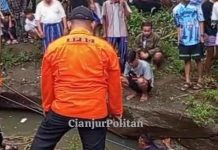 Bocah Laki-laki Ditemukan Meninggal Dialiran Sungai Cilaku Kabupaten Cianjur